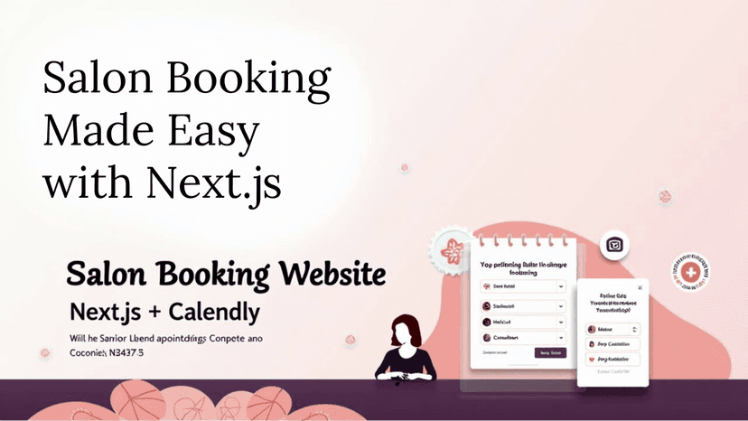 Salon Booking Website (Next.js + Calendly)